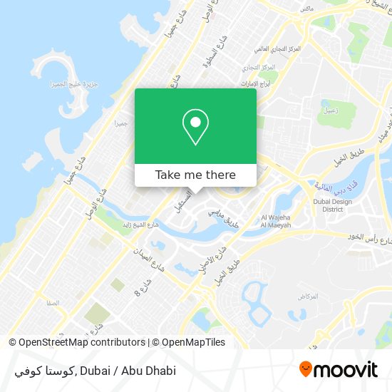 كوستا كوفي map