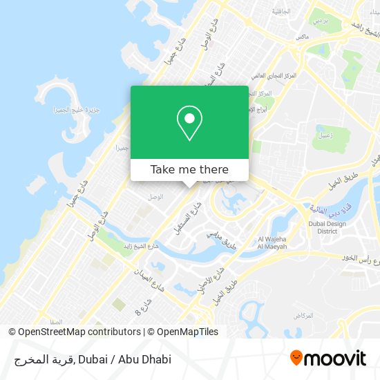 قرية المخرج map