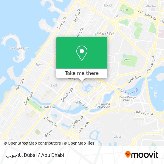 بلاجوني map