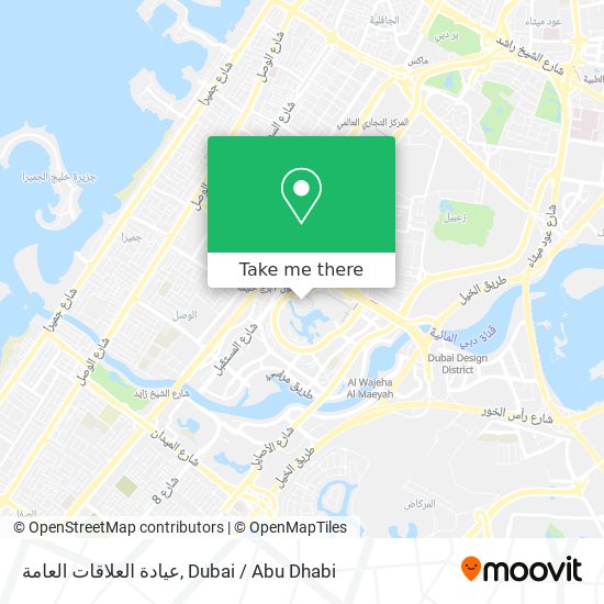 عيادة العلاقات العامة map