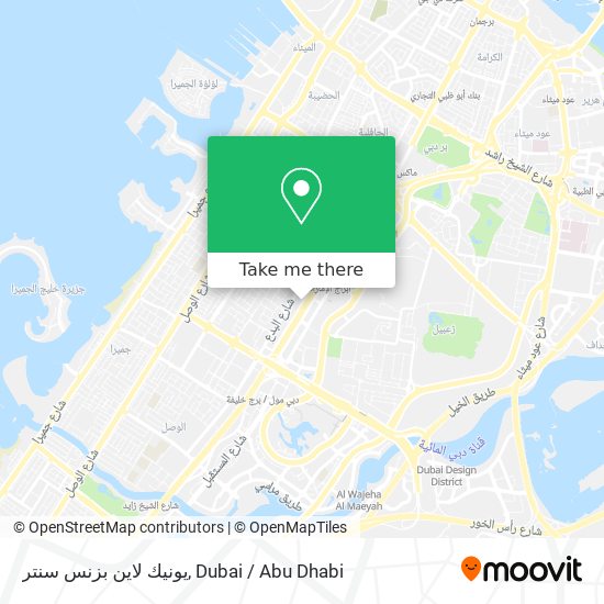 يونيك لاين بزنس سنتر map