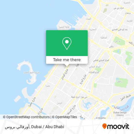 أورفالي بروس map