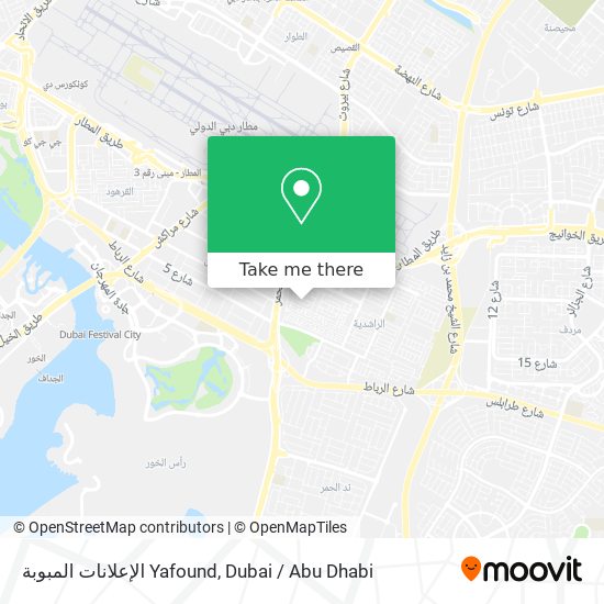 الإعلانات المبوبة Yafound map