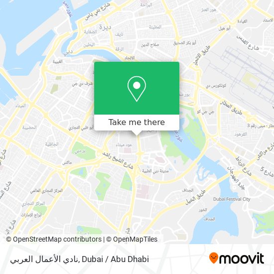 نادي الأعمال العربي map