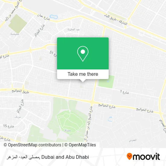 مصلى العيد- المزهر map