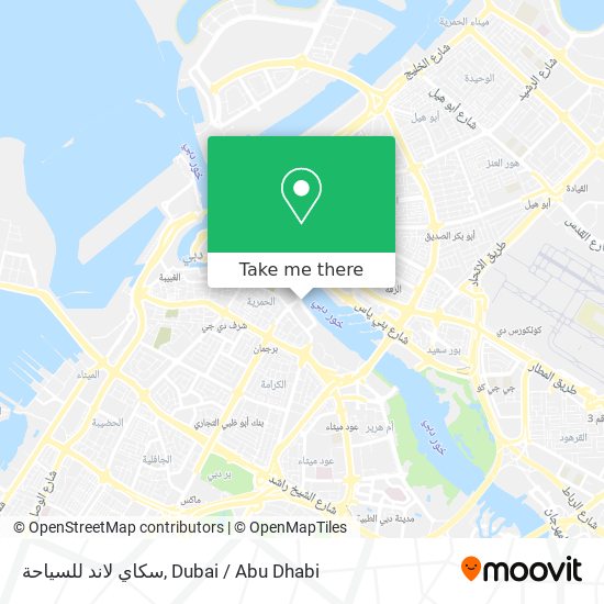 سكاي لاند للسياحة map