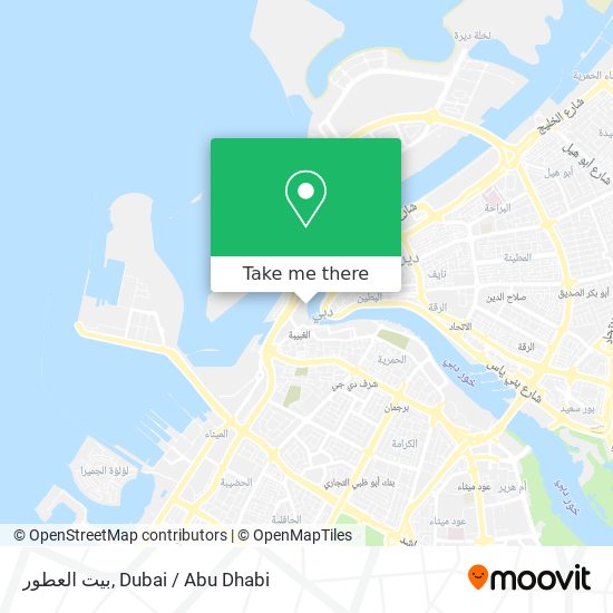 بيت العطور map