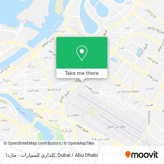 كلداري للسيارات - مازدا map