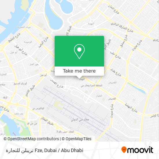 تريبلن للتجارة Fze map