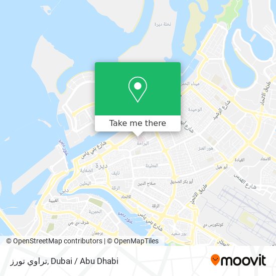 تراوي تورز map