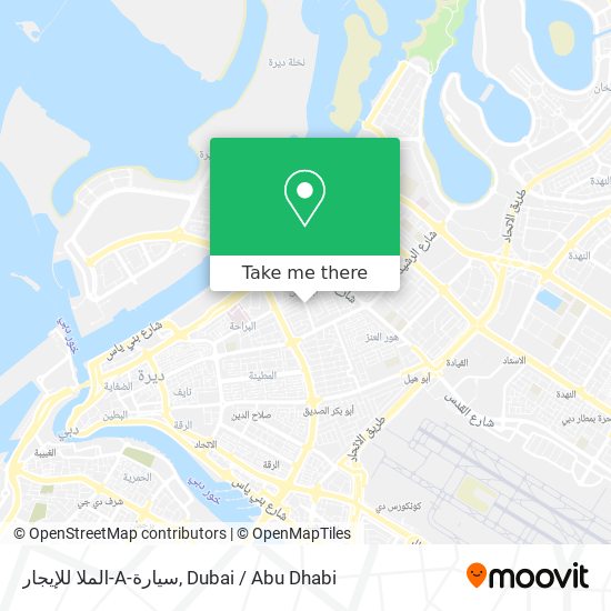 الملا للإيجار-A-سيارة map