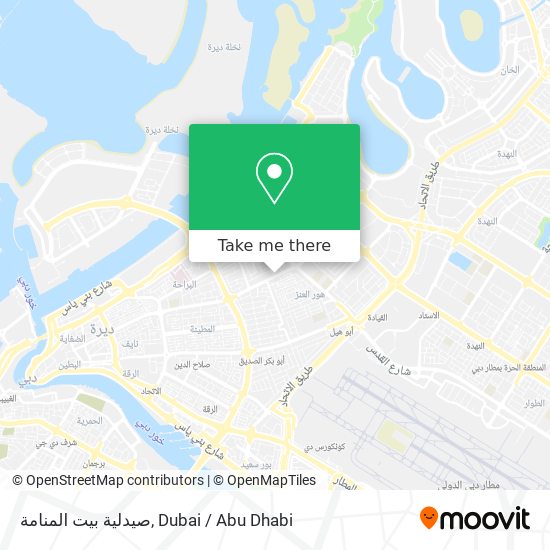 صيدلية بيت المنامة map
