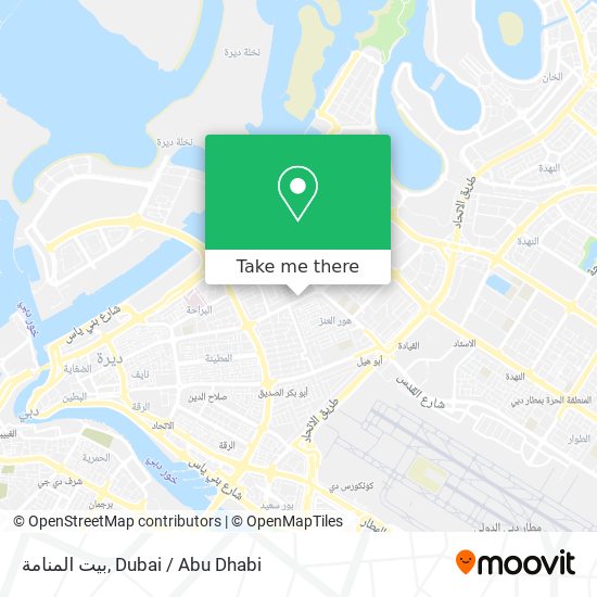 بيت المنامة map