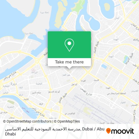 مدرسة الاحمدية النموذجية للتعليم الاساسى map