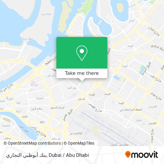 بنك أبوظبي التجاري map