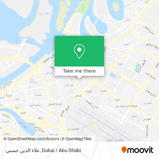 علاء الدين حسني map