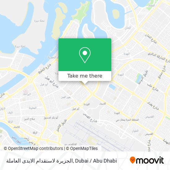 الجزيرة لاستقدام الايدى العاملة map