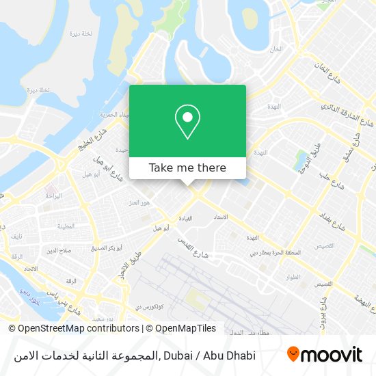 المجموعة الثانية لخدمات الامن map