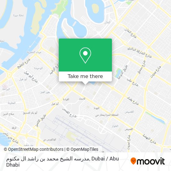 مدرسه الشيخ محمد بن راشد ال مكتوم map