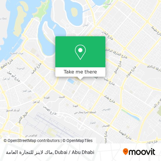 ماك لاينز للتجارة العامة map