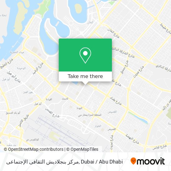 مركز بنجلاديش الثقافى الإجتماعى map