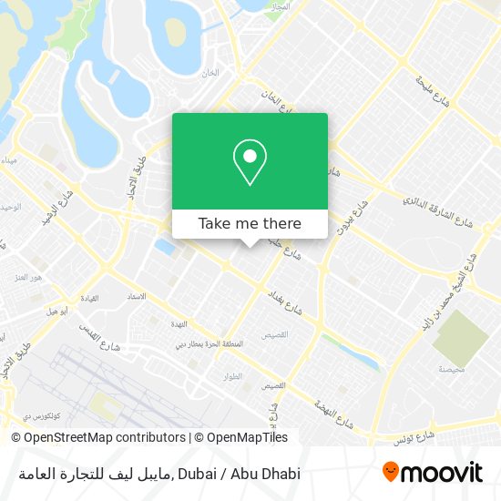 مايبل ليف للتجارة العامة map