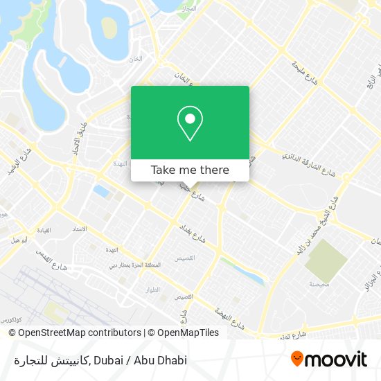 كانييتش للتجارة map