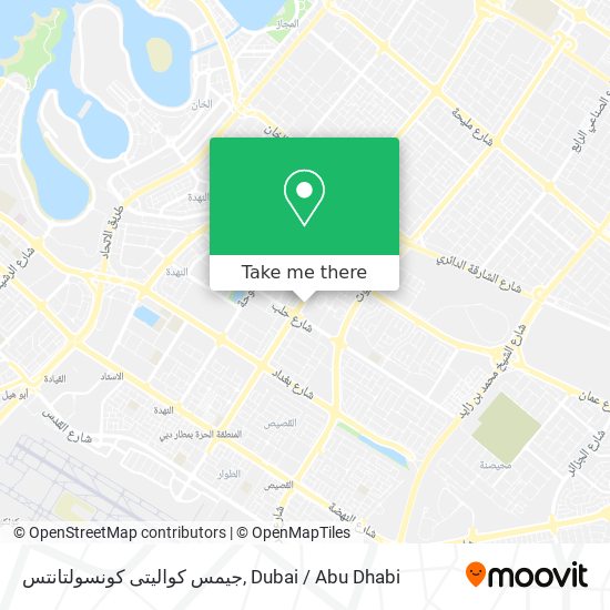 جيمس كواليتى كونسولتانتس map