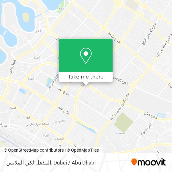 المذهل لكي الملابس map