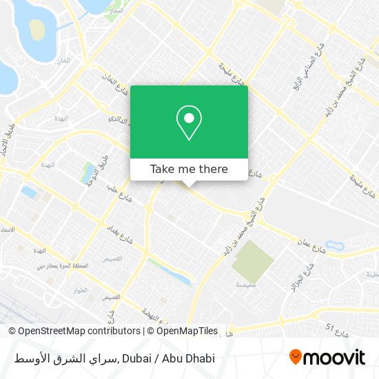 سراي الشرق الأوسط map