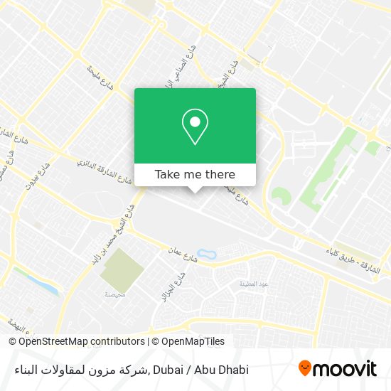 شركة مزون لمقاولات البناء map