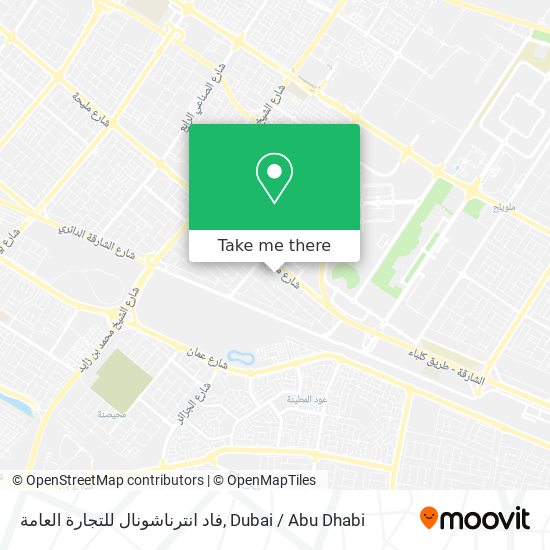 فاد انترناشونال للتجارة العامة map