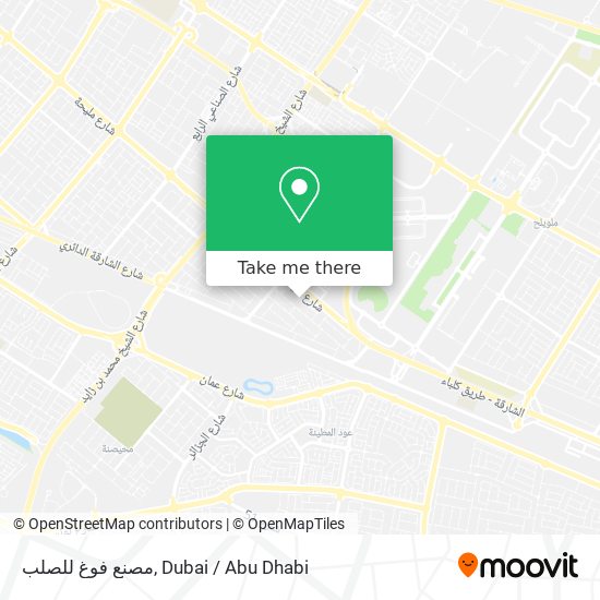 مصنع فوغ للصلب map