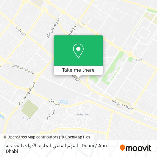 السهم الفضي لتجارة الأدوات الحديدية map