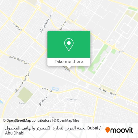 نجمة القرين لتجارة الكمبيوتر والهاتف المحمول map