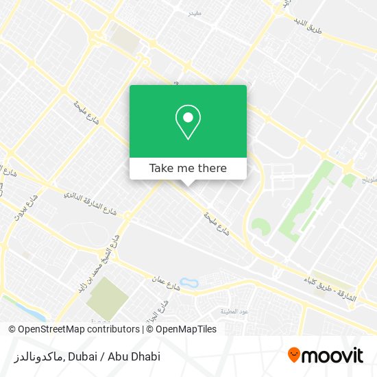 ماكدونالدز map