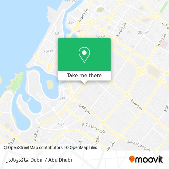 ماكدونالدز map