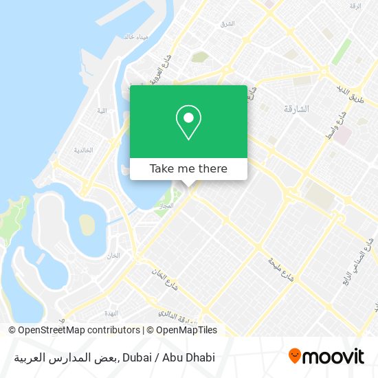 بعض المدارس العربية map