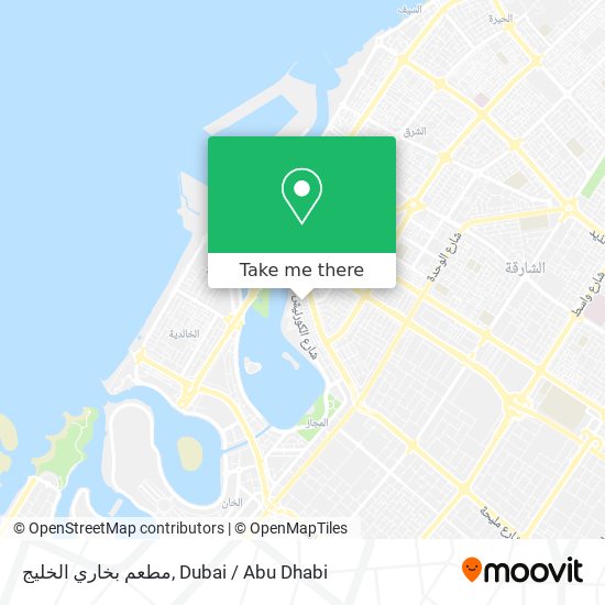 مطعم بخاري الخليج map