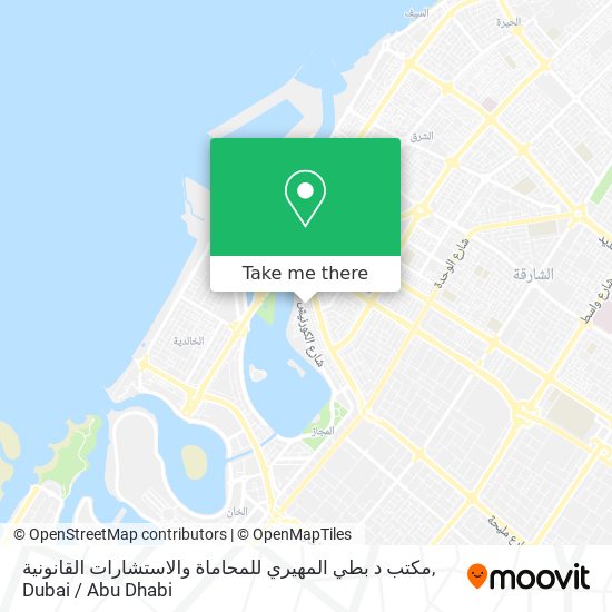 مكتب د بطي المهيري للمحاماة والاستشارات القانونية map