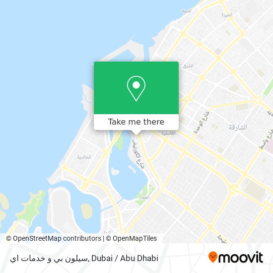 سيلون بي و خدمات اي map