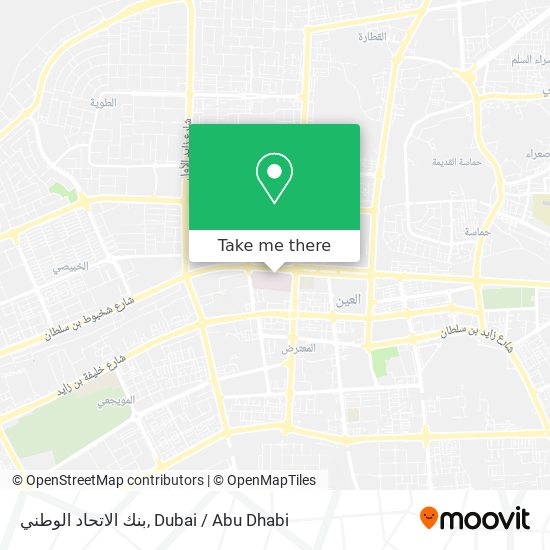 بنك الاتحاد الوطني map