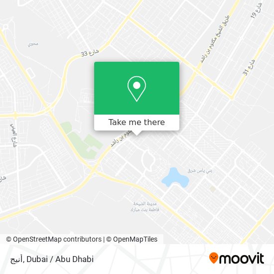 أنبج map