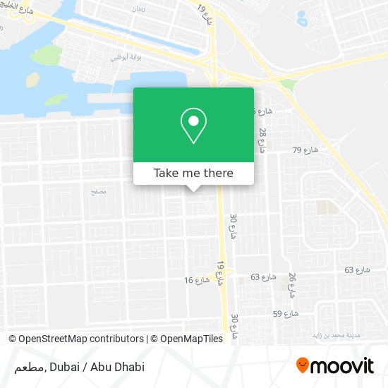 مطعم map