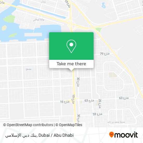 بنك دبي الإسلامي map