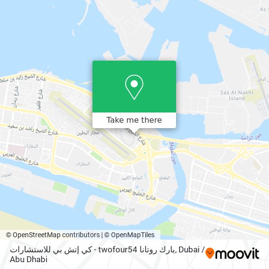 كي إتش بي للاستشارات - twofour54 بارك روتانا map