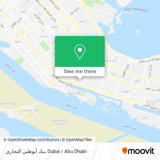 بنك أبوظبي التجاري map