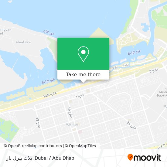 بلاك بيرل بار map