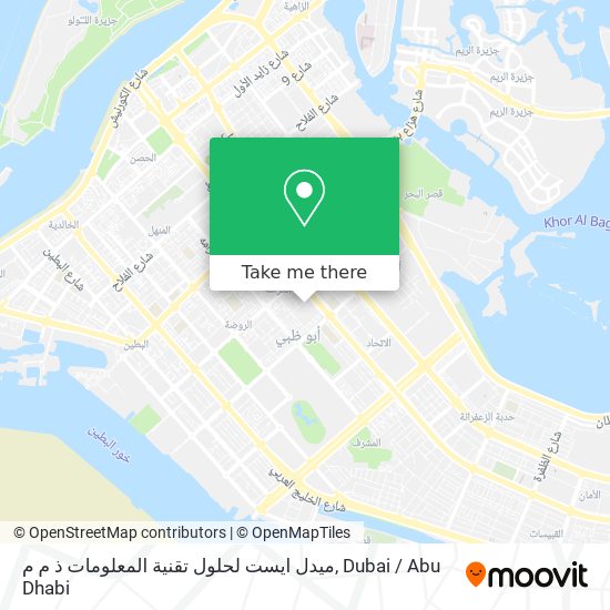 ميدل ايست لحلول تقنية المعلومات ذ م م map