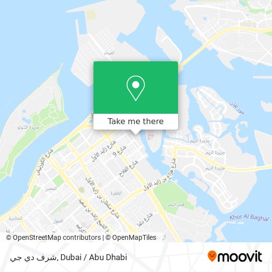 شرف دي جي map